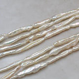 6Pcs Baroque Irregular AA Freshwater Pearl Beads Strand Charms