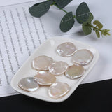 25-30mm Natural Flat Round Coin Pearl Pendant