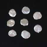 25-30mm Natural Flat Round Coin Pearl Pendant