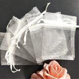 Organza Drawstring Bag Jewelry Pouch Christmas Wedding Gift Bags - 25/50 Pcs
