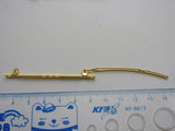 25 Barrette Clips Clamps Hair Bow Pins 60mm DIY Craft