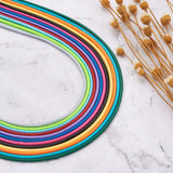 25 Bundles Waxed Polyester Cord for Bracelet DIY Accessories