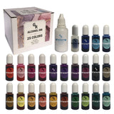 25 Epoxy Resin Diffusion Pigment Alcohol Ink Liquid Colorant Dye DIY