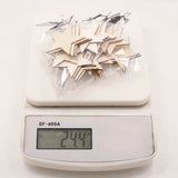 25 PCS DIY Bamboo Wooden Slices Painting Crafts Blank Chip