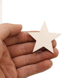 25 PCS DIY Bamboo Wooden Slices Painting Crafts Blank Chip