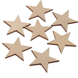 25 PCS DIY Bamboo Wooden Slices Painting Crafts Blank Chip