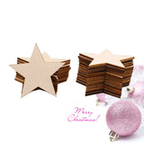 25 PCS DIY Bamboo Wooden Slices Painting Crafts Blank Chip