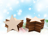 25 PCS DIY Bamboo Wooden Slices Painting Crafts Blank Chip