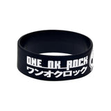 25 PCS One Ok Rock Silicone Rubber Wristband Music Gift Bangle 1 Inch Wide