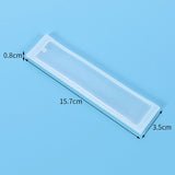 25 Packs DIY Bookmark Resin Mold with Colorful Tassels for Jewelry Craft