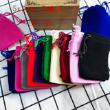 25 Pcs Velvet Gift Bags Drawstring Jewelry Packaging 7x9 9x12