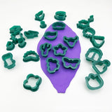 25 Pcs Polymer Clay Earring Cutters Set - Jewelry Making Tools