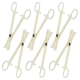 25 Pcs Disposable Puncture Clips Diaphragm Forceps Ear Belly Piercing