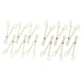 25 Pcs Disposable Puncture Clips Diaphragm Forceps Ear Belly Piercing