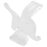25 Pcs Clear Acrylic Stand Display Holders for Rocks Minerals Agate