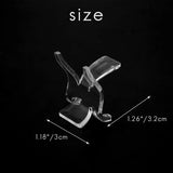 25 Acrylic Display Holder Clear Plastic Easel Stands for Minerals