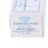 25 Diamond Parcel Papers for Gemologist Jewellers Gem Stone Storing