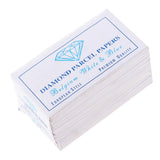 25 Paper Diamond Package for Gemologist Jewelers Gemstone Opal