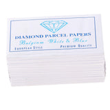 25 Paper Diamond Package for Gemologist Jewelers Gemstone Opal