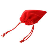 25 Pack Red Velvet Jewelry Bags