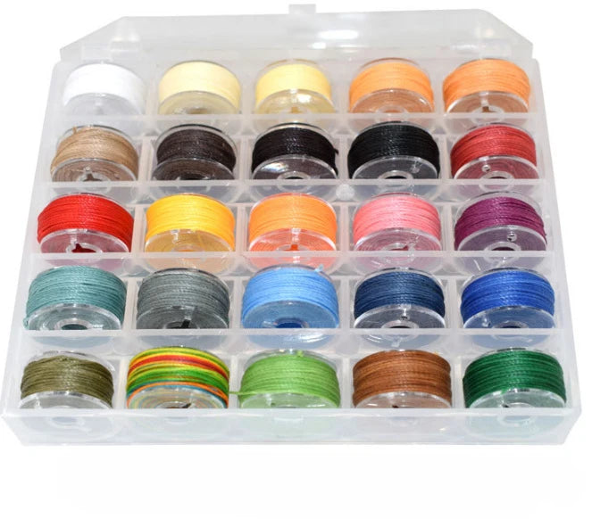 25 Colors Waxed Cotton Cord Beading Thread Braided Thread String Jewelry Making
