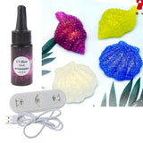 25g LED UV Resin & 6W UV LED Lamp Dryer Kit for Jewelry Making