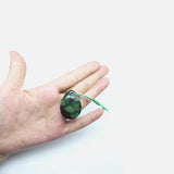 35mm Green Opal High Gem Teardrop Crystal Quartz Agate Stone Beads DIY Jewelry