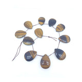 Tiger Eye Teardrop Crystal Quartz Agate Stone Beads DIY Jewelry Pendant