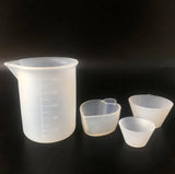 250/350/750/100ml Silicone Measuring Cup Split Cup Resin Silicone Mould