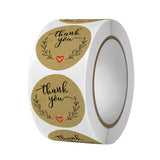 250-500PCS Thank You Stickers Hand With Love Stamp Label Tag