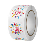 250/500pcs Thank You Stickers for Bussiness