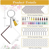 250 Pcs Sublimation Double Side Keychains - DIY Gift Ornament