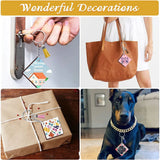 250 Pcs Sublimation Double Side Keychains - DIY Gift Ornament