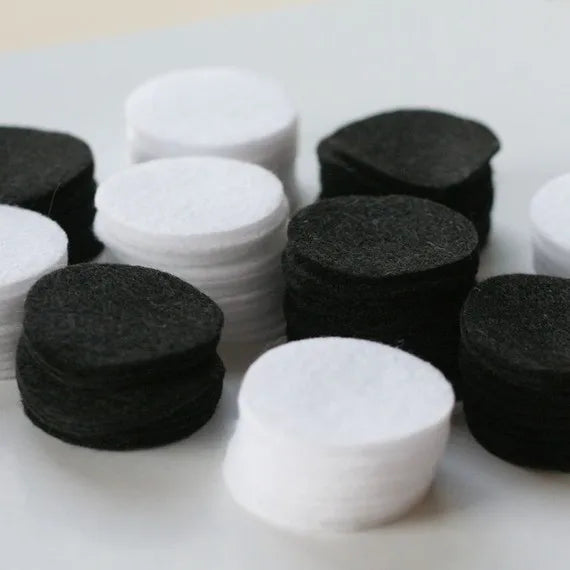 2500pcs 30mm Felt Circles Bulk Pack