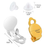 250Pcs Non-Pierced Ears Comfortable Clip-on Earring Findings