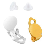 250Pcs Non-Pierced Ears Comfortable Clip-on Earring Findings