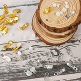 250Pcs Non-Pierced Ears Comfortable Clip-on Earring Findings
