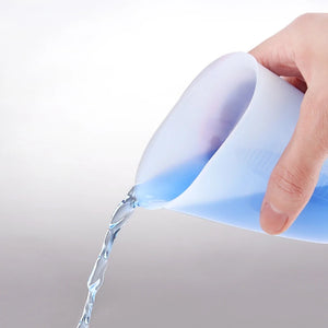 250ml Silicone Measuring Cup Clear Graduated Epoxy Split Cup for DIY Crafts