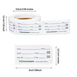 250pcs 2.5x5.0cm Removable Self-adhesive Sticker Marked Label