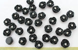 250pcs 14mm Resin Rose Cabochons with Rhinestone DIY