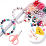 250pcs 8mm Round Pearls 10 Colors Craft Pearl Beads For Jewelry Making