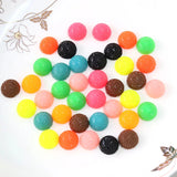 250pcs Rainbow Sprinkle Candy Small Dot Flatback 16mm