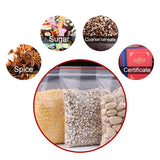 250pc Transparent Plastic Zipped Lock Bags Clear Food Storage PE Packing Bags