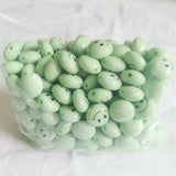 250pcs 500g 18mm DIY Oval Smile Face Beads for Jewelry Making