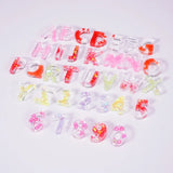 255PCS DIY Alphabet Resin Molds Number Silicone Reversed Letter Molds