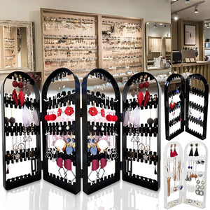 Acrylic Earrings Holder Necklace Display Rack Jewelry Organizer