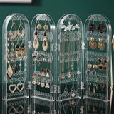 Acrylic Earrings Holder Necklace Display Rack Jewelry Organizer