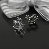 30PCS Zinc Alloy Rocking Horse Charms Pendants Diy Jewelry Findings