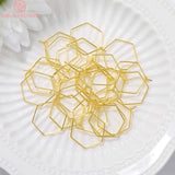 20PCS Brass Irregular Earrings Hoop Hooks 24K DIY Jewelry Findings