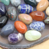Natural Quartz Reiki Healing Crystal Polished Egg